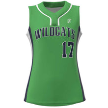OneTEAM Custom PRO Sleeveless Snap 1-Button Softball Jersey - Woven - Women