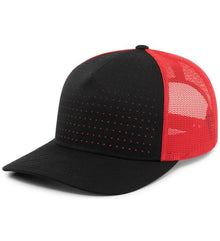 Pacific Headwear Perforated 5-Panel Trucker Snapback Cap