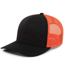 Pacific Headwear Perforated 5-Panel Trucker Snapback Cap