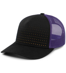 Pacific Headwear Perforated 5-Panel Trucker Snapback Cap