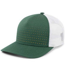 Pacific Headwear Perforated 5-Panel Trucker Snapback Cap