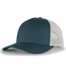 Pacific Headwear Perforated 5-Panel Trucker Snapback Cap