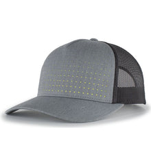 Pacific Headwear Perforated 5-Panel Trucker Snapback Cap