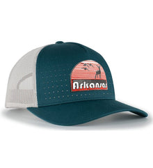 Pacific Headwear Perforated 5-Panel Trucker Snapback Cap