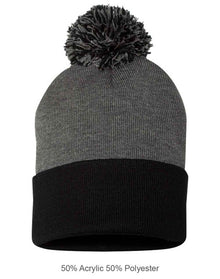 Sportsman - Pom-Pom 12" Knit Beanie