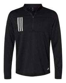 Adidas 3-Stripes Double Knit Quarter-Zip Pullover