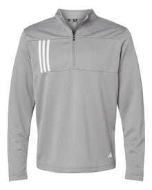 Adidas 3-Stripes Double Knit Quarter-Zip Pullover