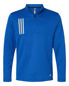 Adidas 3-Stripes Double Knit Quarter-Zip Pullover