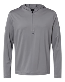adidas Men's Lightweight Quarter-Zip Hooded Pullover