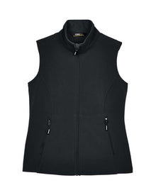 Core365 Women's Cruise Two-Layer Fleece Bonded Soft Shell Vest