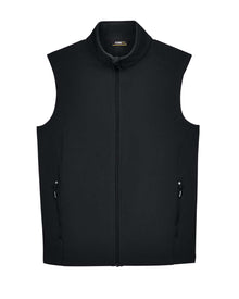Core365 Men's Cruise Two-Layer Fleece Bonded Soft Shell Vest