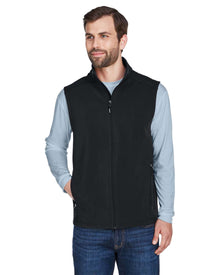 Core365 Men's Cruise Two-Layer Fleece Bonded Soft Shell Vest