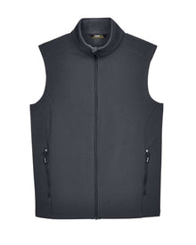 Core365 Men's Cruise Two-Layer Fleece Bonded Soft Shell Vest