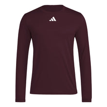 adidas Mens Long Sleeve Pregame Badge of Sport Tee