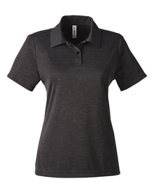 Team 365 Ladies' Zone Sonic Heather Performance Polo Womens
