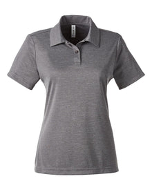 Team 365 Ladies' Zone Sonic Heather Performance Polo Womens
