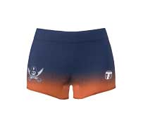 OneTEAM Custom EXPRESS SELECT Compression Volleyball Short - 7" Inseam - Women/Girls