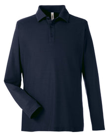 Core365 Men's Fusion ChromaSoft Long-Sleeve Pique Polo