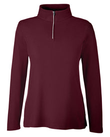 Core365 Women's Fusion ChromaSoft Pique Quarter-Zip