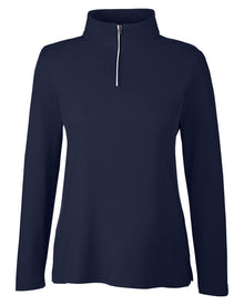 Core365 Women's Fusion ChromaSoft Pique Quarter-Zip
