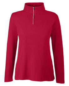 Core365 Women's Fusion ChromaSoft Pique Quarter-Zip