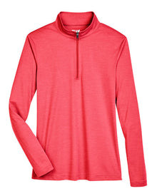 Team 365 Women's Zone Sonic Heather Performance 1/4-Zip