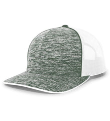 Pacific Headwear Aggressive Heather Trucker Snapback Cap