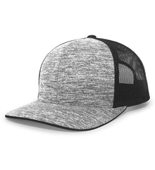 Pacific Headwear Aggressive Heather Trucker Snapback Cap