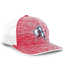 Pacific Headwear Aggressive Heather Trucker Snapback Cap