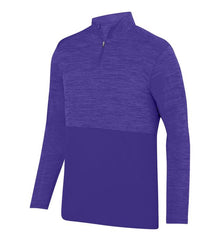 Augusta Shadow Tonal Heather 1/4 Zip Pullover