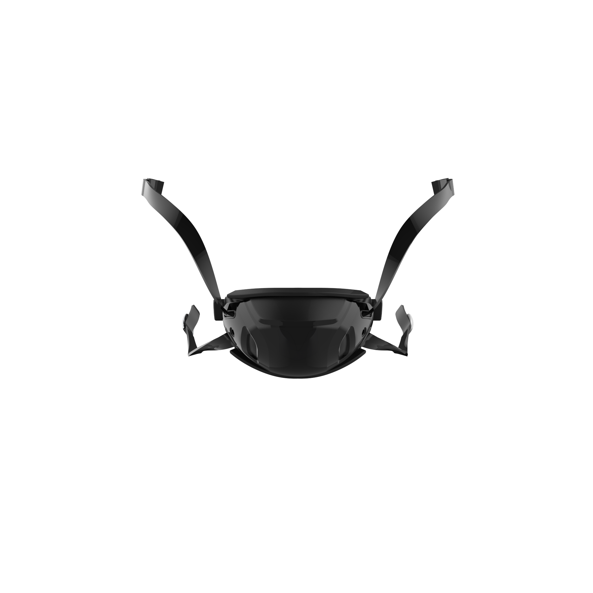 Vicis Fusion Hard Cup - Small - Black w/ Black Strap  - No Logo