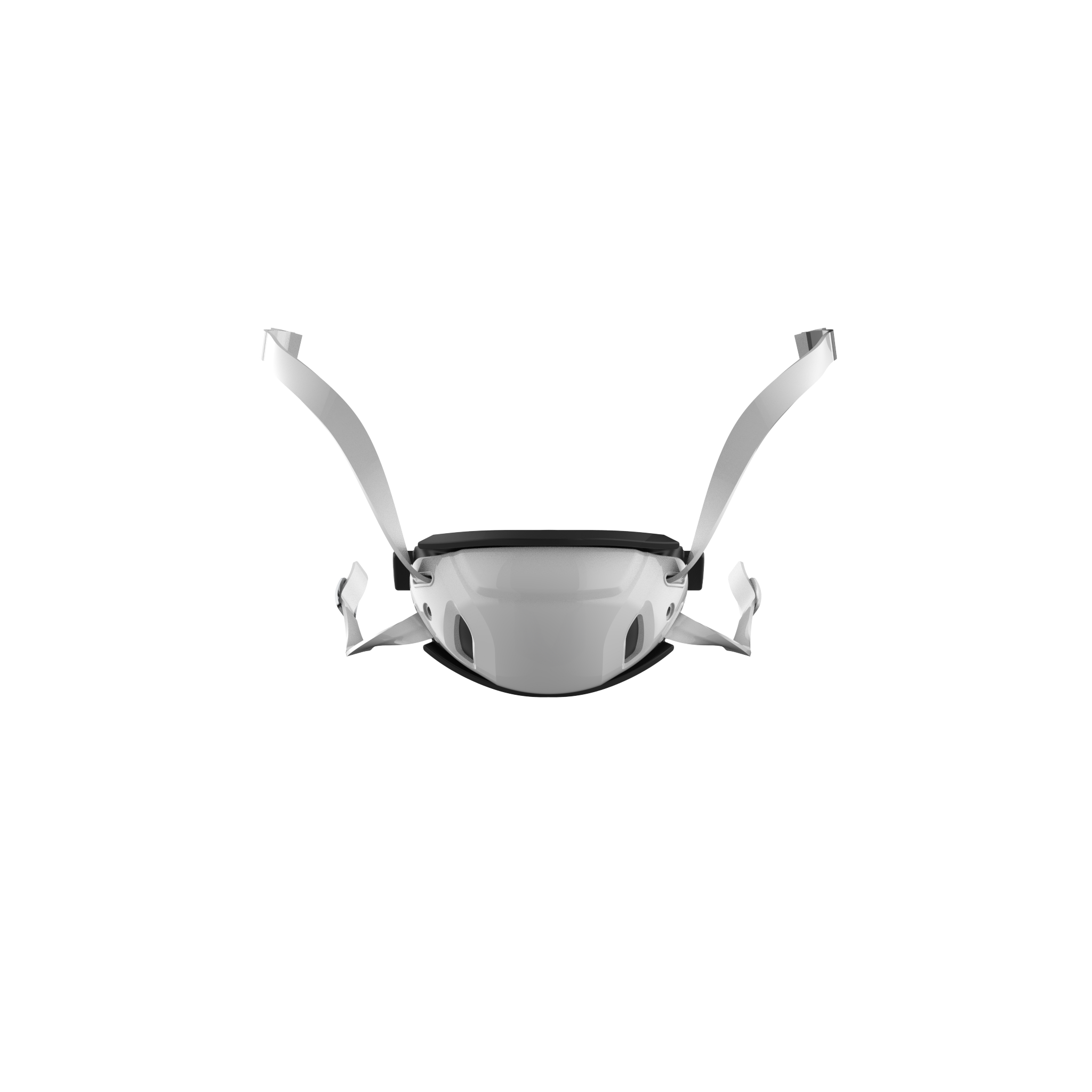 VICIS Fusion Hard Cup - Small - White w/ White Strap - No Logo