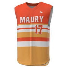 OneTEAM Custom PRO Sleeveless Snap Full Button Baseball Jersey - Men/Youth