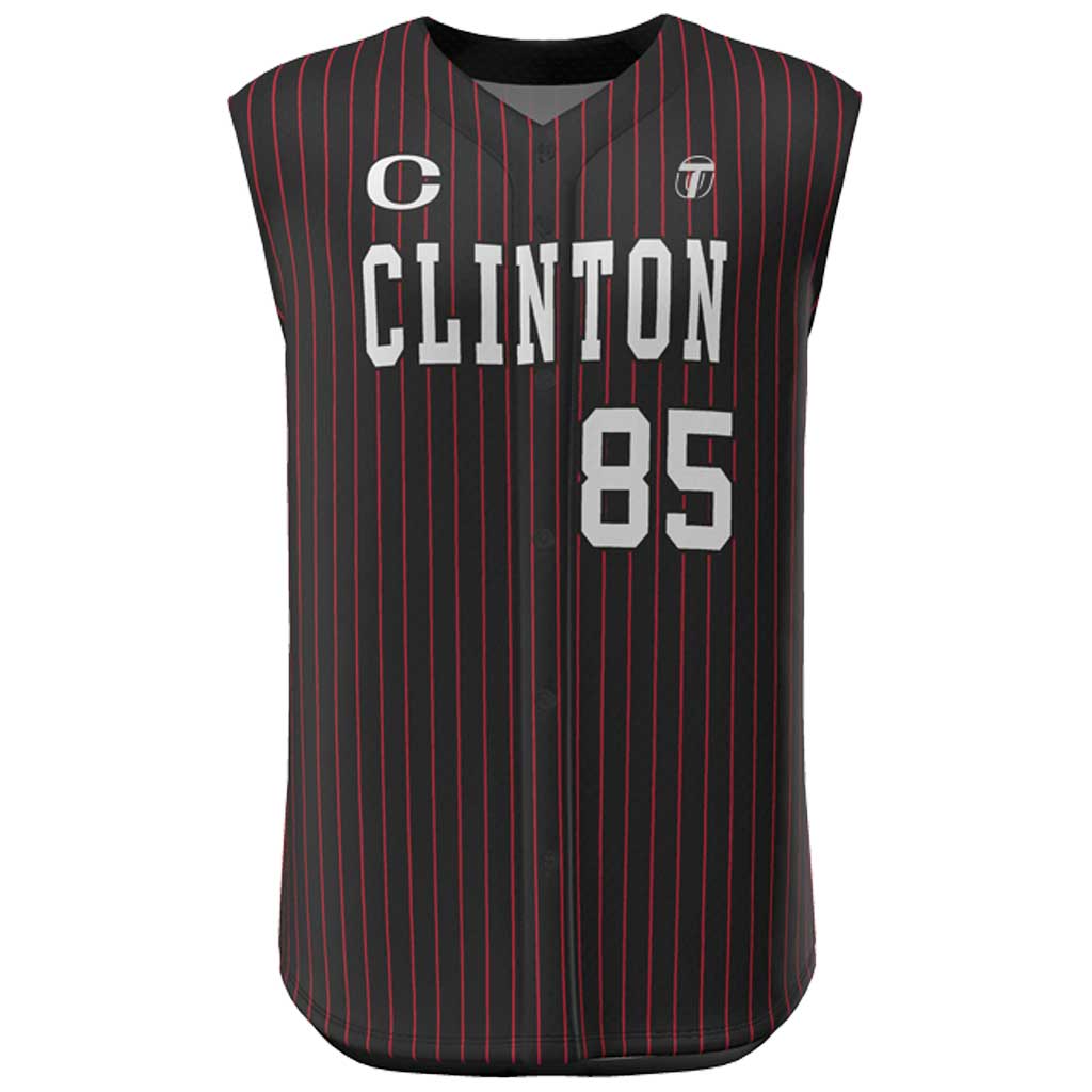 OneTEAM Custom CORE Sleeveless Full Button Baseball Jersey - Men/Youth