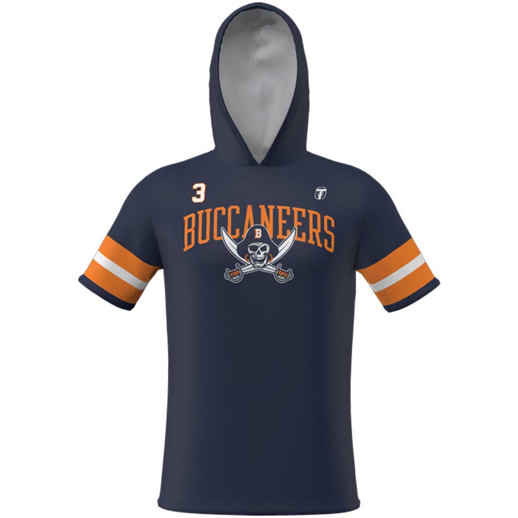 OneTEAM Custom EXPRESS CORE Short Sleeve Hooded Tee - Men/Youth