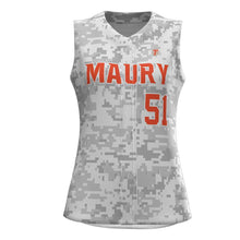 OneTEAM Custom PRO Sleeveless Snap Faux Front Softball Jersey - Woven - Women