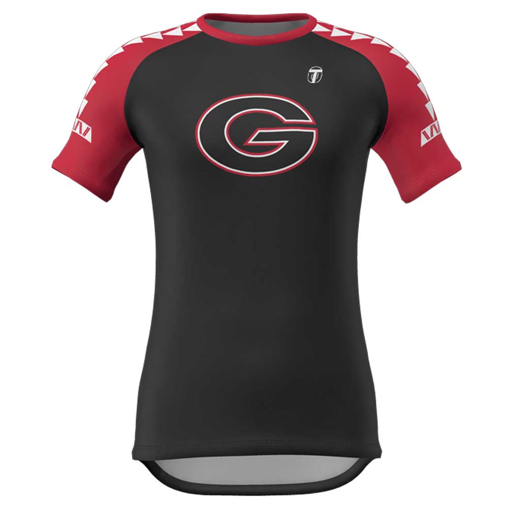 OneTEAM Custom SELECT TAKEDOWN Short Sleeve Compression w/ extended tail - Men/Youth