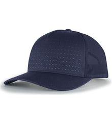 Pacific Headwear Perforated 5-Panel Trucker Snapback Cap