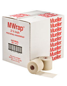 Mueller MWrap, Natural, 6.9 cm x 27.4 m,  48 rolls/case