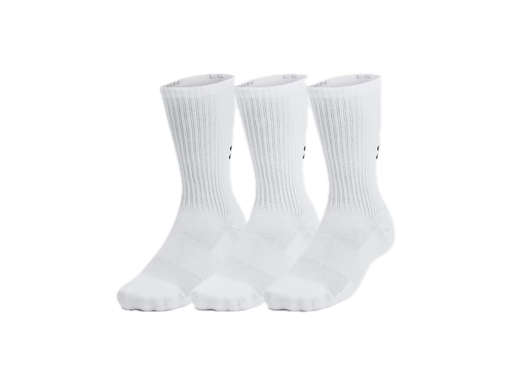 UA Training Cotton Crew 3-Pack Unisex - White