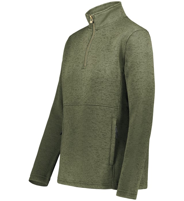 Augusta Ladies Alpine Sweater Fleece 1/4 Zip Pullover