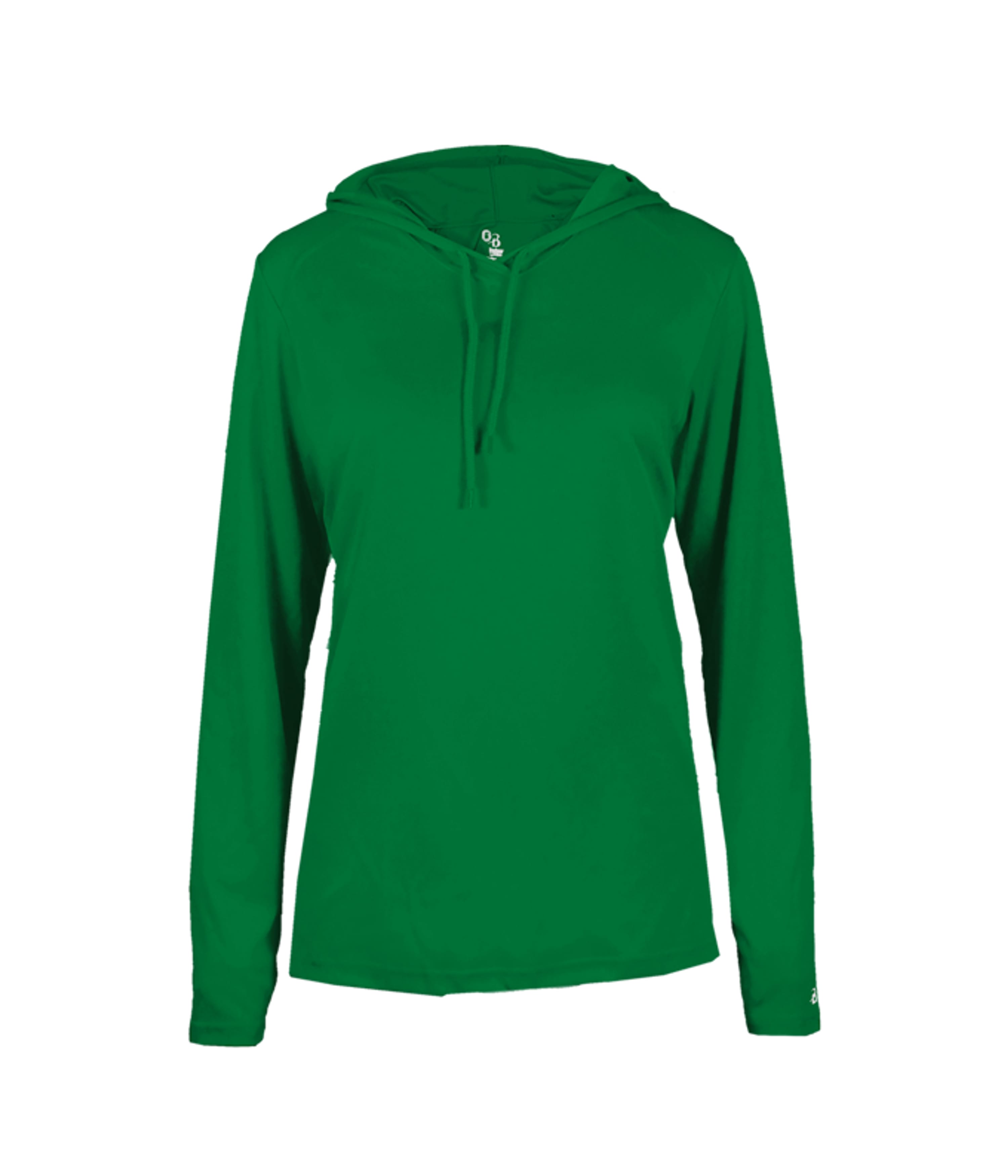 B-Core Ladies Long Sleeve Hood Tee