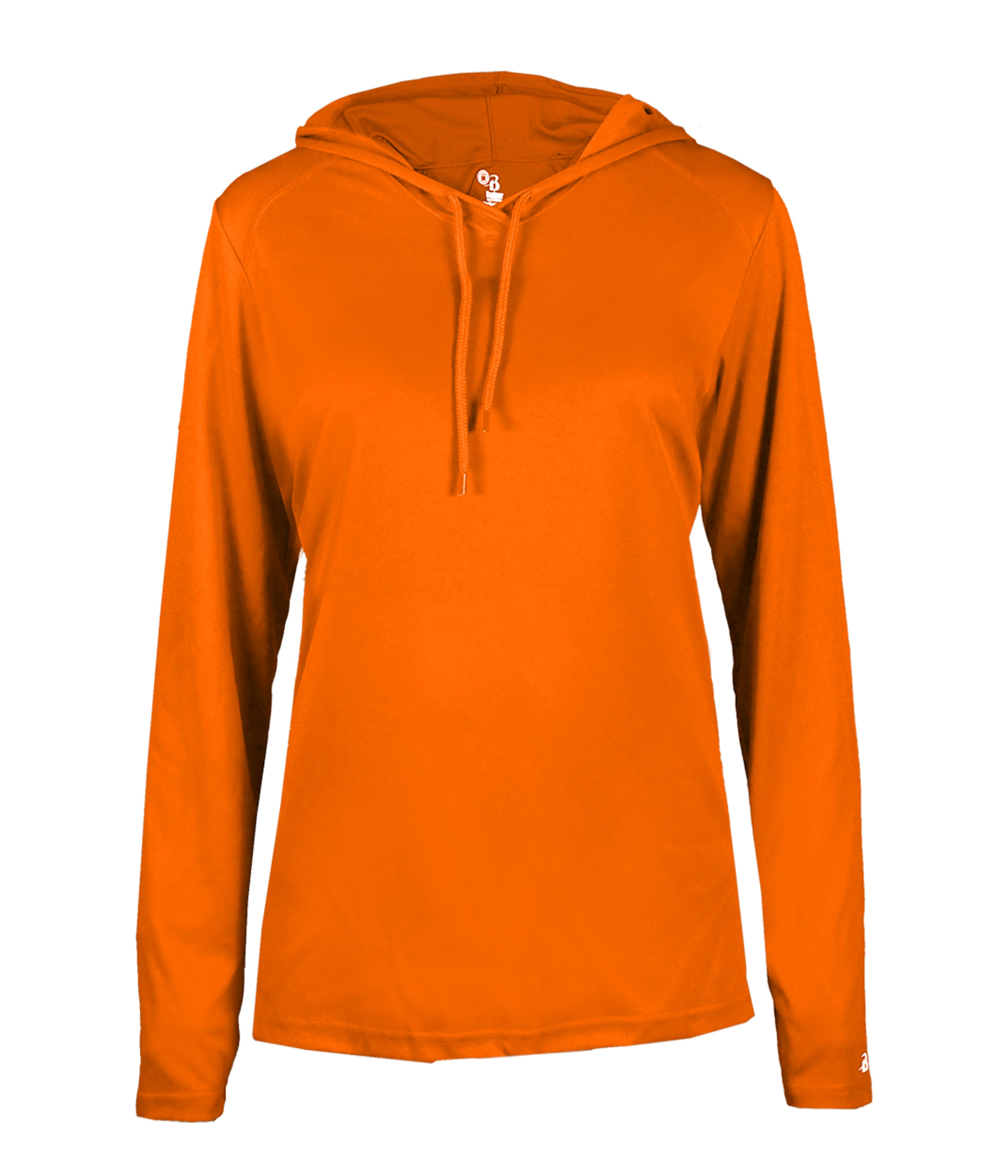 B-Core Ladies Long Sleeve Hood Tee
