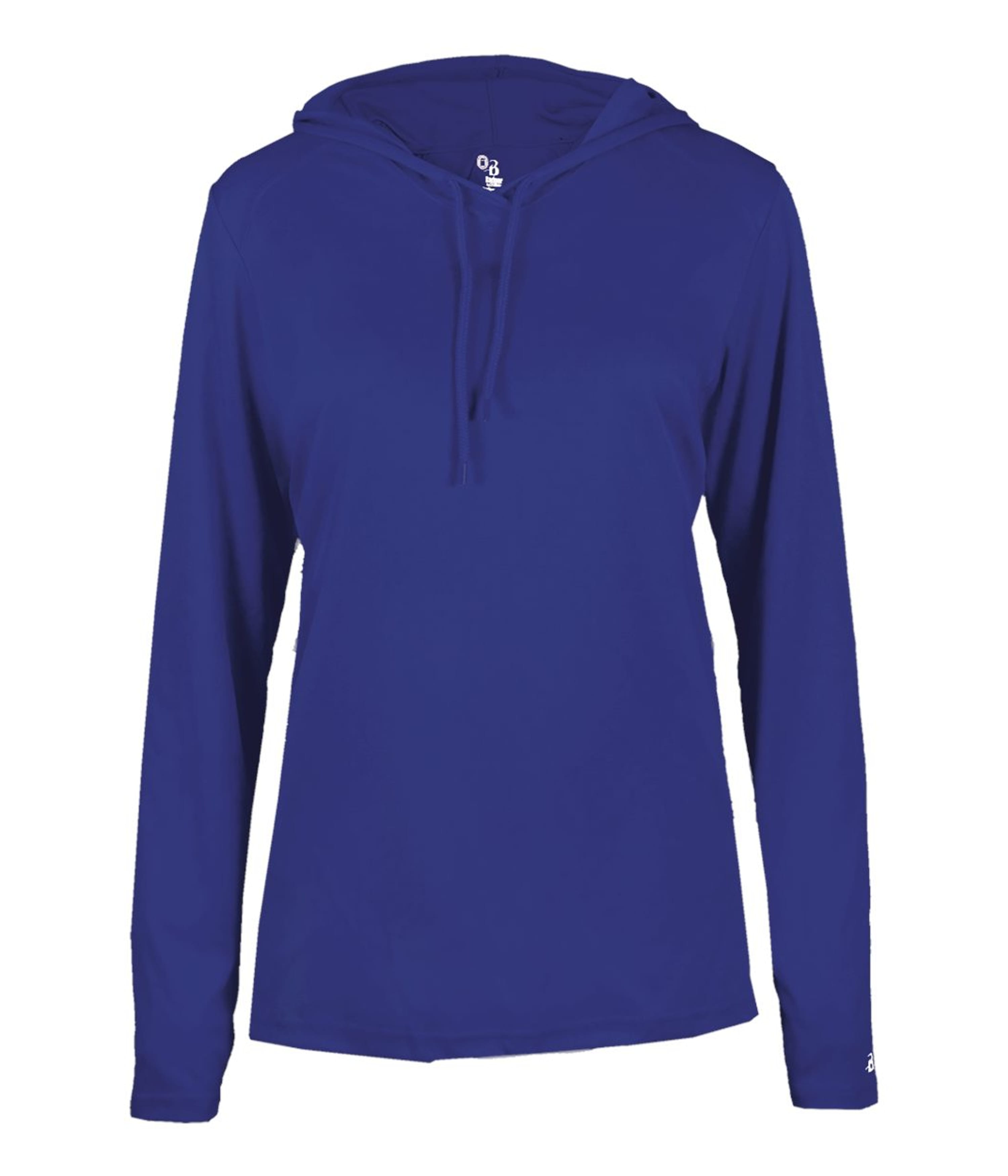 B-Core Ladies Long Sleeve Hood Tee