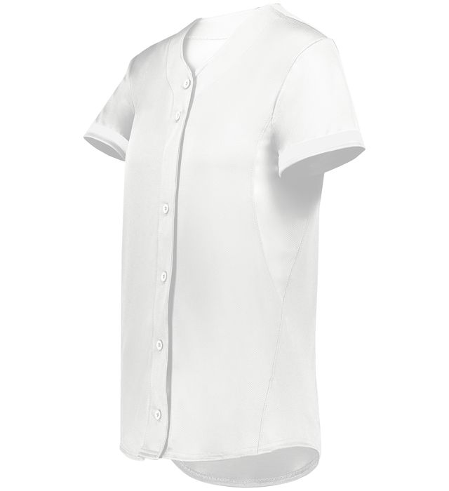 Augusta Sportswear Ladies Cutter+ Full Button Softball Jersey