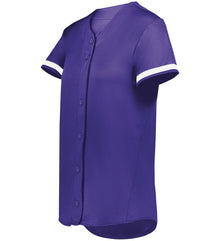 Augusta Sportswear Ladies Cutter+ Full Button Softball Jersey