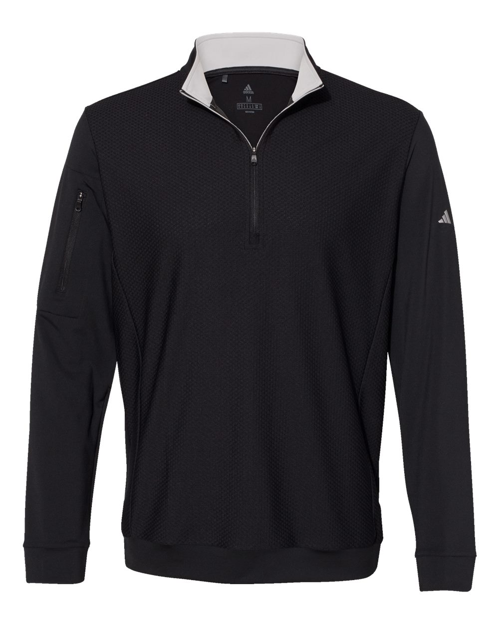 adidas Performance Textured Quarter-Zip Pullover