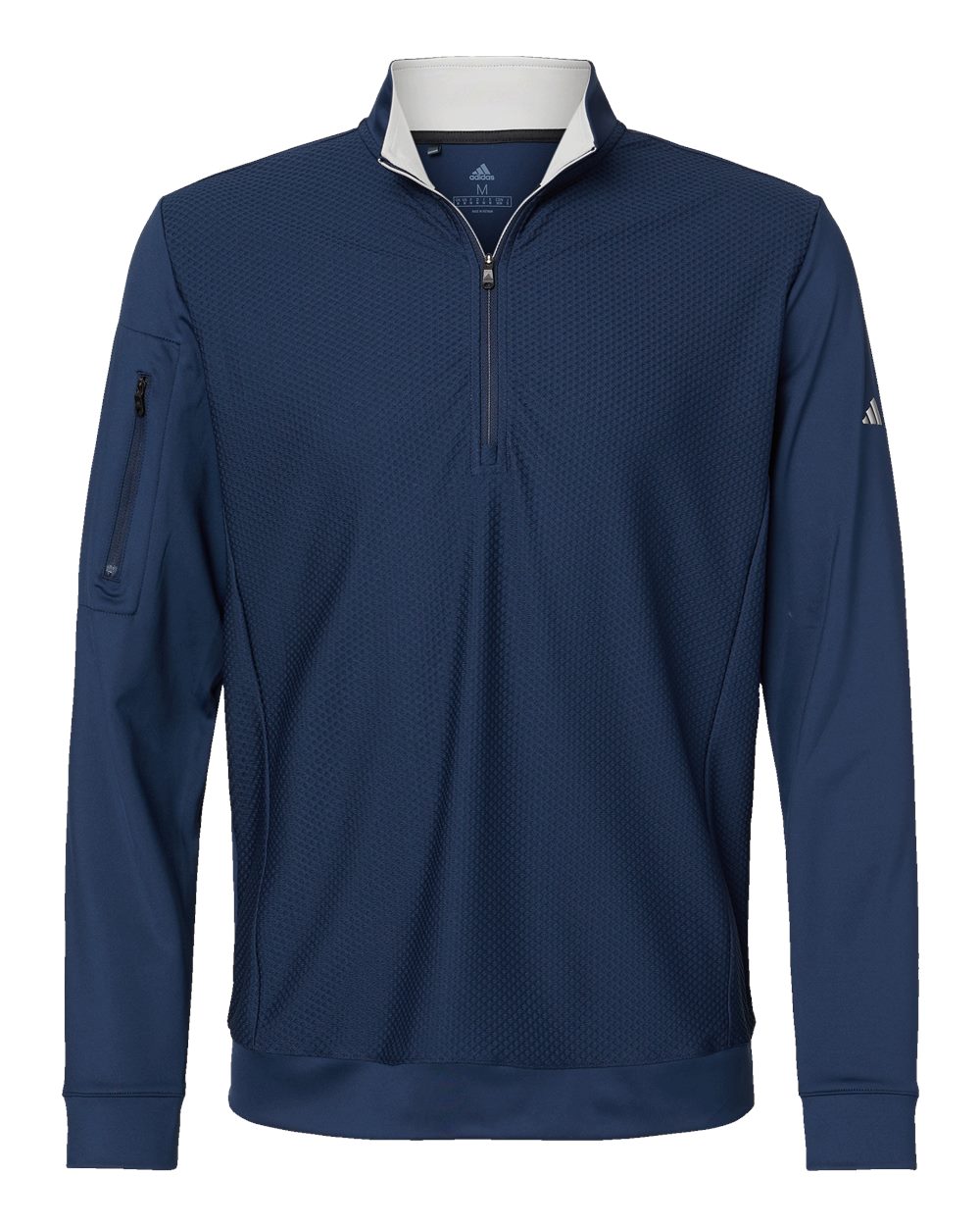 adidas Performance Textured Quarter-Zip Pullover