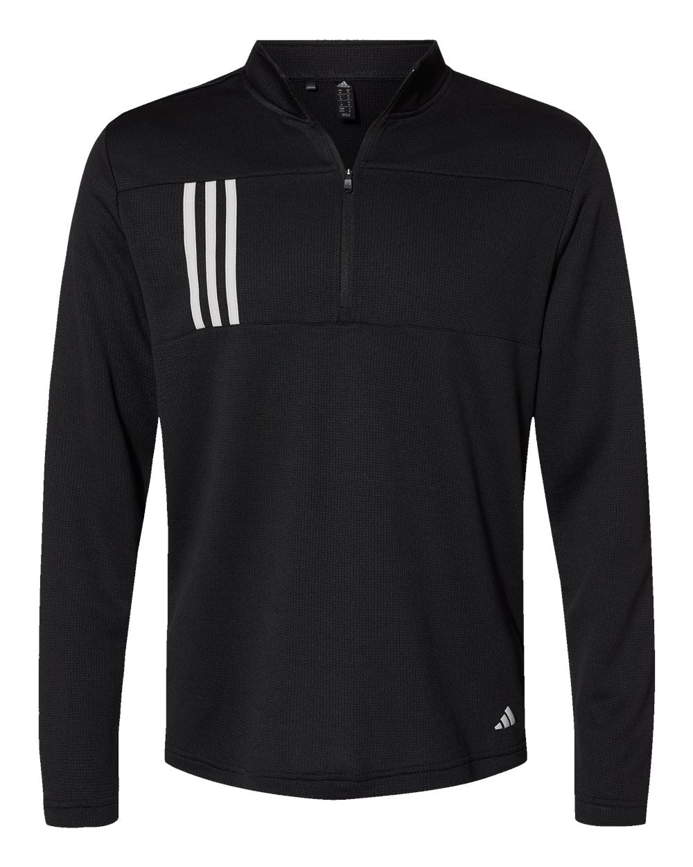 Adidas 3-Stripes Double Knit Quarter-Zip Pullover