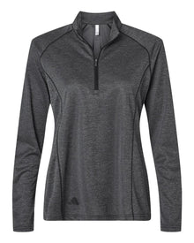 adidas Women's Space Dyed Quarter-Zip Pullover